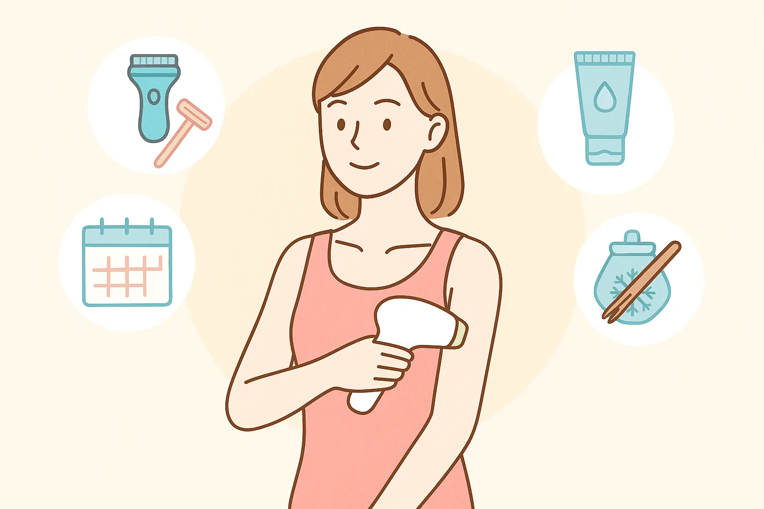 脱毛器を剃ってから使うタイミングはいつ？毛が生えたままじゃ効果なし？アイキャッチ