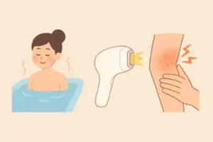 脱毛器はお風呂の前に使うと危険！