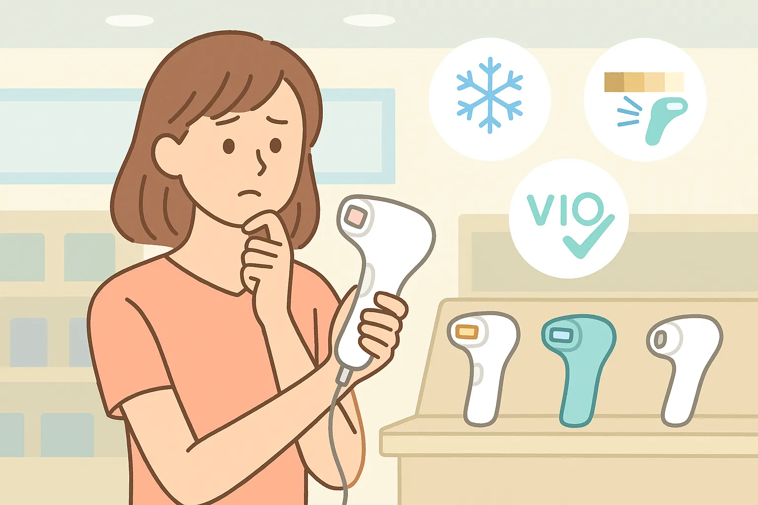 電気屋の脱毛器は効果なし？おすすめ機種とVIOへの本音を公開アイキャッチ